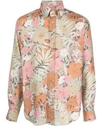 Tom Ford - Floral-print Button-down Shirt - Lyst