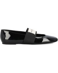 Givenchy - Patent-Leather Band Ballet Flats - Lyst