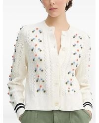 Paul Smith - Pom-Pom Knit Cardigan - Lyst