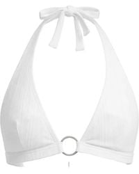 MICHAEL Michael Kors - Ring-Detailing Bikini Top - Lyst