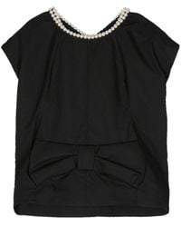 Junya Watanabe - Bow-Detail Sleeveless Top - Lyst