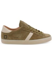 Date - Hill Low Round-Toe Suede Sneakers - Lyst