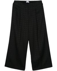 Marine Serre - Pantalon À Motif Moon Diamant En Jacquard - Lyst