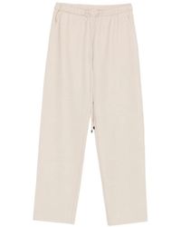 Antonelli - Drawstring Straight Trousers - Lyst