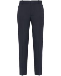 Alexander McQueen - Straight-leg Cropped Trousers - Lyst