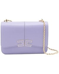 Elisabetta Franchi - Shoulder Bag With Logo Detail - Lyst