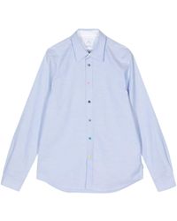 PS by Paul Smith - Organic-cotton Long-sleeve Shirt - Lyst