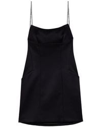 Maje - Crystal-Embellished Backless Mini Dress - Lyst