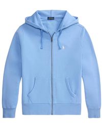 Polo Ralph Lauren - Logo-Embroidered Zip-Up Hoodie - Lyst