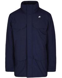 K-Way - Flap-Pocket Zip-Fastening Jacket - Lyst
