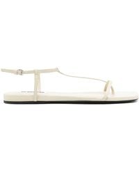 Jil Sander - Square-Toe Thong Sandals - Lyst