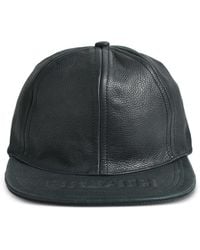 BREATH - Logo-Embossed Leather Baseball Cap - Lyst