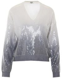 Liu Jo - Pullover Mit Pailletten - Lyst