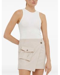 Herskind - Pocket-Wrap Mini Skirt - Lyst