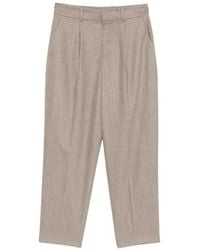 PT Torino - Pleated Wool Trousers - Lyst