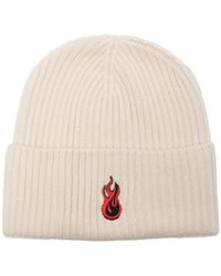 Vision Of Super - Flame-Embroidery Beanie - Lyst