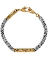 CAPSULE ELEVEN - Two-Tone Curb-Chain Bracelet - Lyst