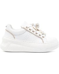 Cult - Nirvana Stud-Embellished Leather Sneakers - Lyst