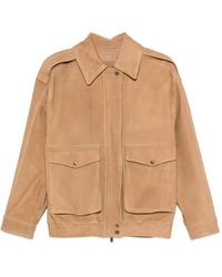Salvatore Santoro - Long-Sleeve Leather Jacket - Lyst