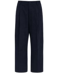 Studio Nicholson - Shires Pleated Elasticated-Waist Trousers - Lyst