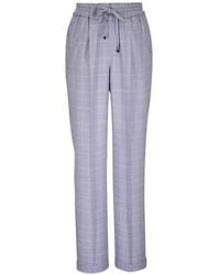 Kiton - Plaid Drawstring Trousers - Lyst