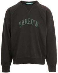 Barrow - Logo-Detail Crew-Neck Sweatshirt - Lyst