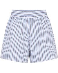 Rabanne - Popeline Katoenen Shorts - Lyst
