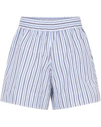 Rabanne - ストライプ ショートパンツ - Lyst