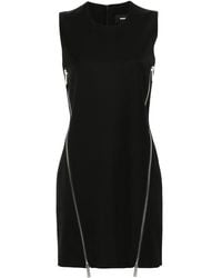 DSquared² - Robe Évasée Audrey À Détails De Zips - Lyst