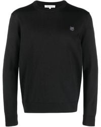 Maison Kitsuné - Trui Met Logopatch - Lyst