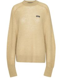 ROTATE BIRGER CHRISTENSEN - Logo-Label Knitted Sweater - Lyst