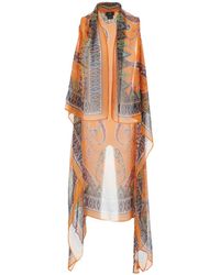 Etro - Paisley Poncho - Lyst