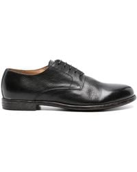 Moma - Almond-toe Leather Derby Shoes - Lyst