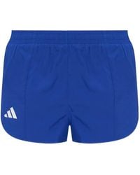 adidas - Adizero Logo-Print Shorts - Lyst