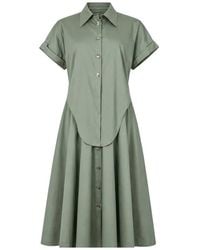 Liu Jo - Button-Down Midi Dress - Lyst