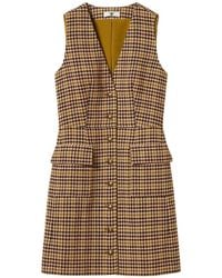 Twinset - Short Houndstooth Shirt Dress - Lyst
