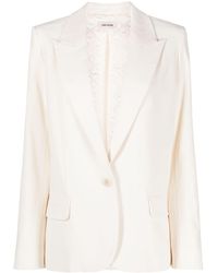 Zadig & Voltaire - Single-breasted blazer - Lyst
