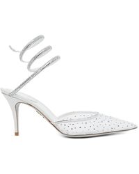 Rene Caovilla - 80Mm Crystal-Embellished Pumps - Lyst