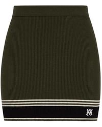 Amiri - Gestreepte Mini-Rok - Lyst