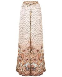 CAMILLA - Animal-Print Trousers - Lyst