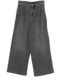 Max Mara - Pleated Wide-Leg Jeans - Lyst