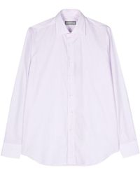 Canali - Check-pattern Cotton Shirt - Lyst