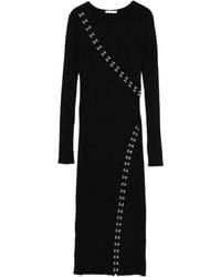 Patrizia Pepe - Gebreide Midi-Jurk - Lyst
