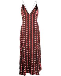 Wales Bonner - Kleid mit geometrischem Print - Lyst