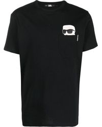 Karl Lagerfeld - Ikonik 2.0 Pocket T-shirt - Lyst