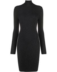 Wolford - Ribbed Knit Turtleneck Dress - Lyst