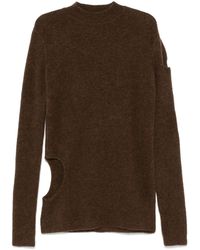 Rick Owens - Cut Out-Detailed Sweater - Lyst
