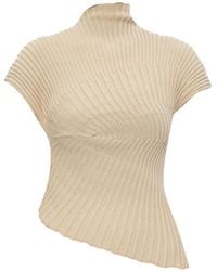 Cult Gaia - Ribbed-Knit T-Shirt - Lyst