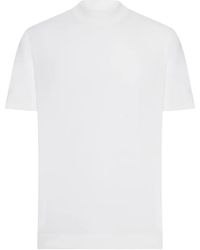 Roberto Collina - High-Neck Short-Sleeve T-Shirt - Lyst