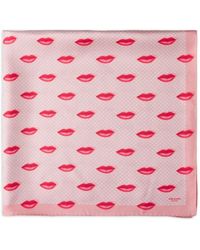 Prada - Printed Silk Twill Scarf, 90 X 90 Cm - Lyst